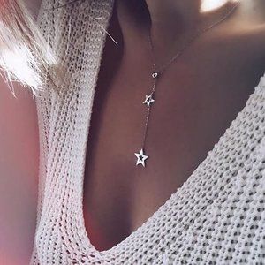 NEW Star Lariat Necklace Jewelry Pendant Romantic